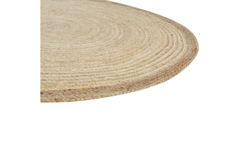 Jutematta Menemen 120 cm Rund - Beige - Textil & mattor - Matta - Modern matta - Jutematta & hampamatta