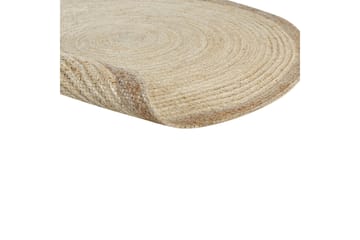 Jutematta Menemen 120 cm Rund - Beige - Textil & mattor - Matta - Modern matta - Jutematta & hampamatta