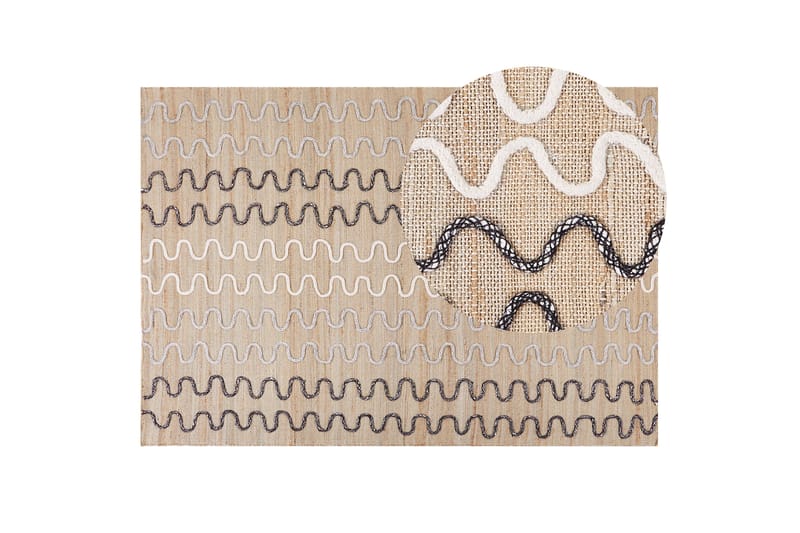 Jutematta Sogut 160x230 cm - Beige - Textil & mattor - Matta - Modern matta - Jutematta & hampamatta