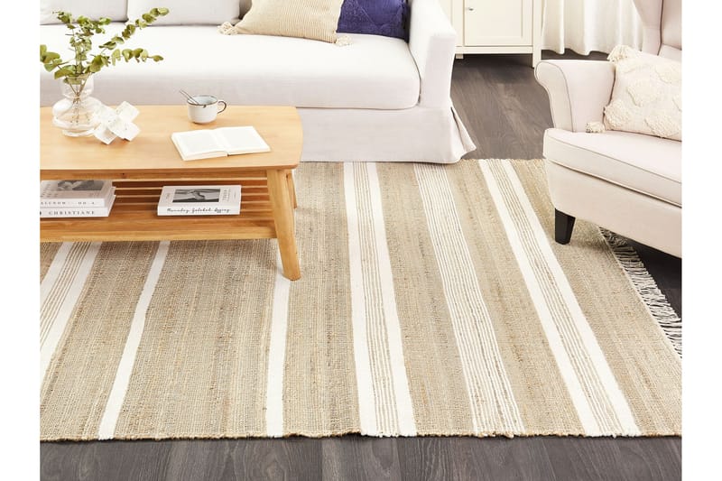 Jutematta Talpur 160x230 cm - Beige - Textil & mattor - Matta - Modern matta - Jutematta & hampamatta