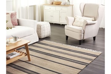 Jutematta Talpur 160x230 cm - Beige - Textil & mattor - Matta - Modern matta - Jutematta & hampamatta