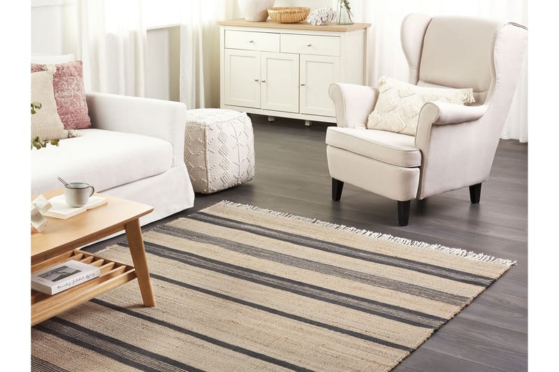 Jutematta Talpur 160x230 cm - Beige - Textil & mattor - Matta - Modern matta - Jutematta & hampamatta