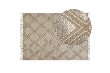 Kacem Bomullsmatta 140x200 cm - Beige - Textil & mattor - Matta - Modern matta - Bomullsmatta