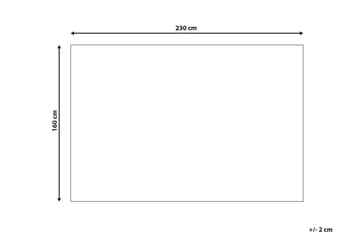 Kadapa Bomullsmatta 160x230 cm - Gul - Textil & mattor - Matta - Modern matta - Bomullsmatta