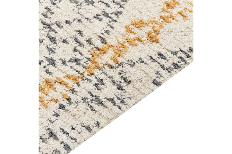 Kadapa Bomullsmatta 160x230 cm - Gul - Textil & mattor - Matta - Modern matta - Bomullsmatta