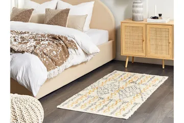 Kadapa Bomullsmatta 80x150 cm - Gul - Textil & mattor - Matta - Modern matta - Bomullsmatta