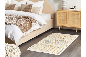 Kadapa Bomullsmatta 80x150 cm - Gul - Textil & mattor - Matta - Modern matta - Bomullsmatta