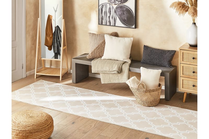 Kadayal Ryamatta 80x300 cm - Beige - Textil & mattor - Matta - Modern matta - Gångmatta