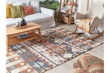 Kalfa Jutematta 140x200 cm - Beige - Textil & mattor - Matta - Modern matta - Jutematta & hampamatta