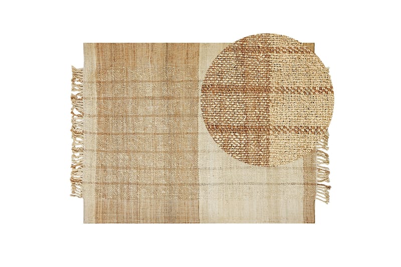 Karkin Jutematta 160x230 cm - Beige - Textil & mattor - Matta - Modern matta - Jutematta & hampamatta