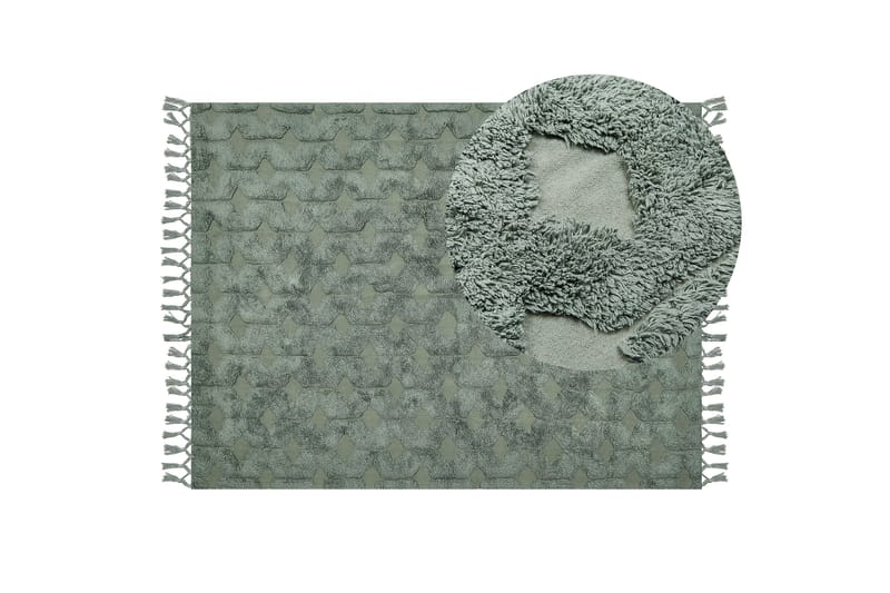 Kars Ryamatta 140x200 cm - Grön - Textil & mattor - Matta - Modern matta - Ryamatta