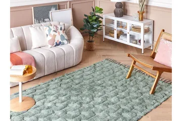 Kars Ryamatta 160x230 cm - Grön - Textil & mattor - Matta - Modern matta - Ryamatta