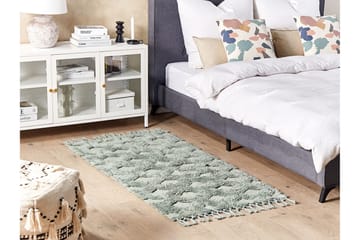 Kars Ryamatta 80x150 cm - Grön - Textil & mattor - Matta - Modern matta - Ryamatta