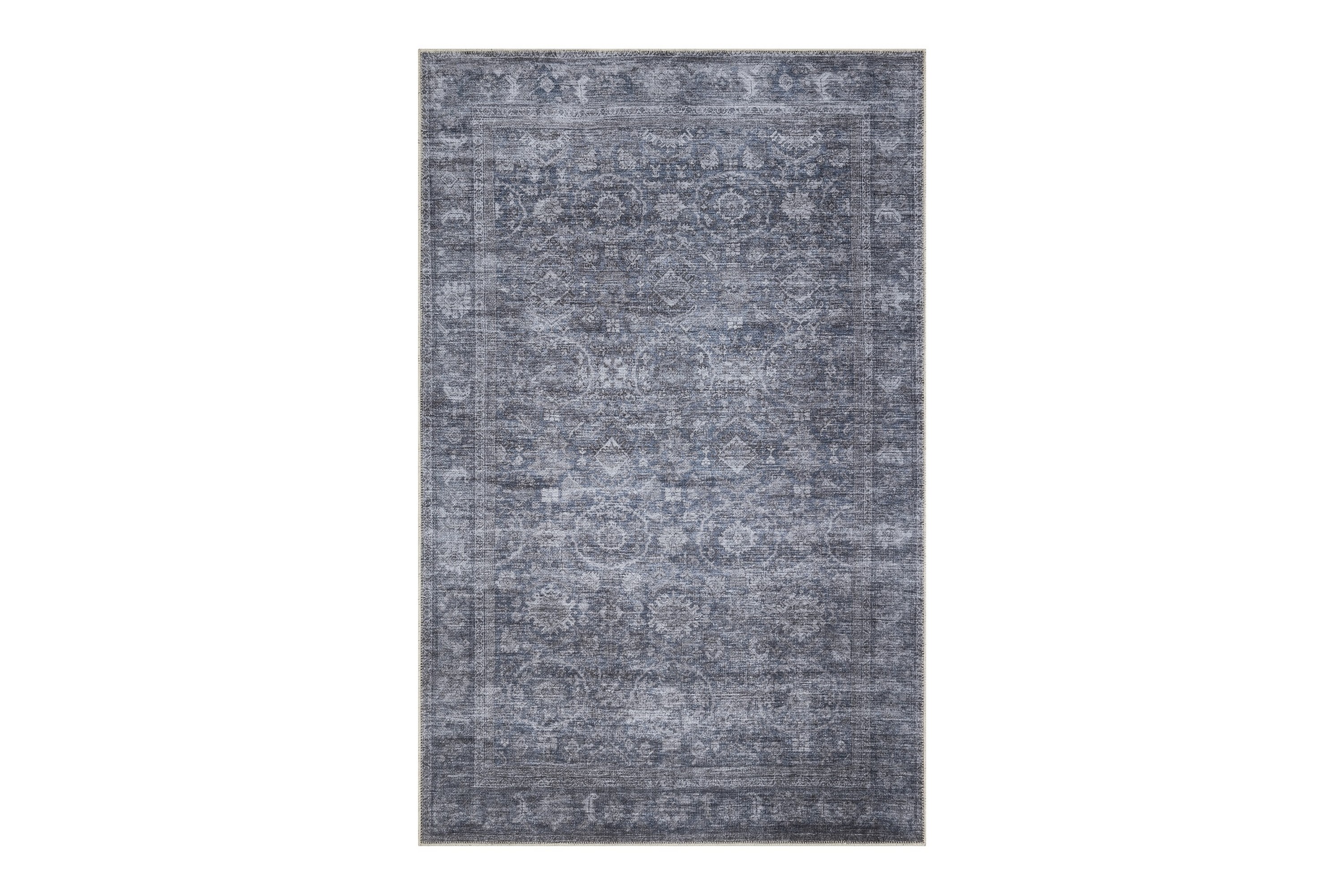 Kashan Wiltonmatta 160x230 cm Rektangulär Blå