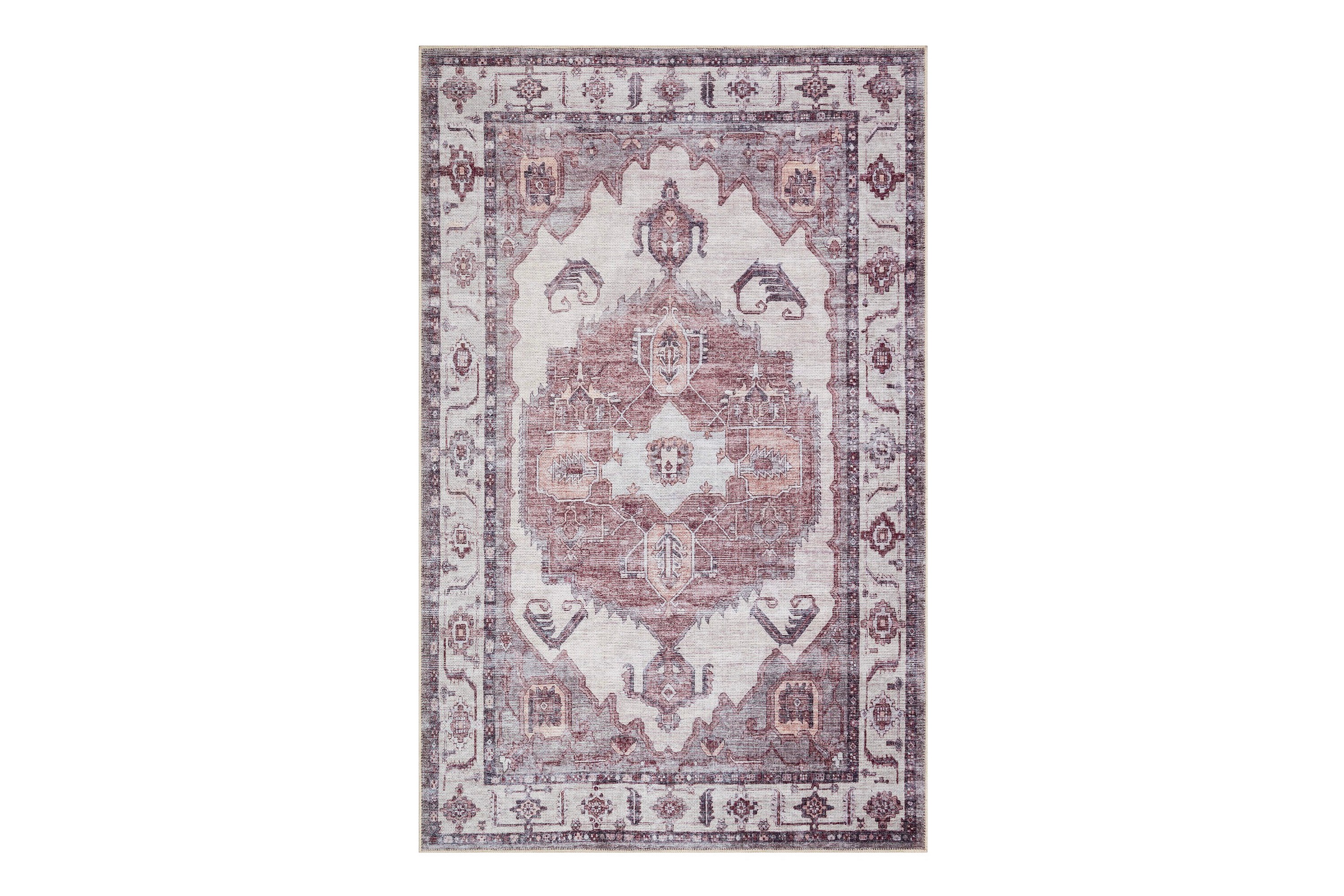 Kashan Wiltonmatta 160x230 cm Rektangulär Marsala