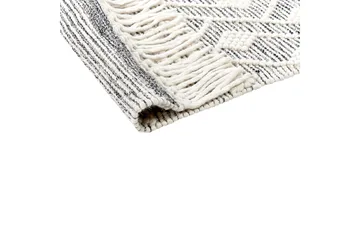 Kavak Ullmatta 160x230 cm - Svart/Vit - Textil & mattor - Matta - Modern matta - Ullmatta