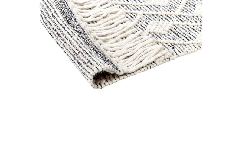 Kavak Ullmatta 160x230 cm - Svart/Vit - Textil & mattor - Matta - Modern matta - Ullmatta