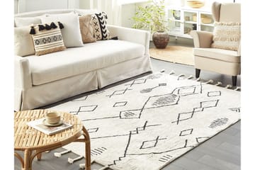 Kebir Bomullsmatta 140x200 cm - Svart/Vit - Textil & mattor - Matta - Modern matta - Bomullsmatta