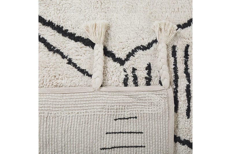 Kebir Bomullsmatta 160x230 cm - Svart/Vit - Textil & mattor - Matta - Modern matta - Bomullsmatta