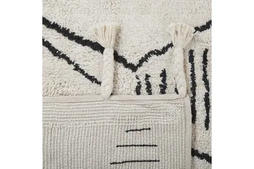 Kebir Bomullsmatta 80x150 cm - Svart/Vit - Textil & mattor - Matta - Modern matta - Bomullsmatta
