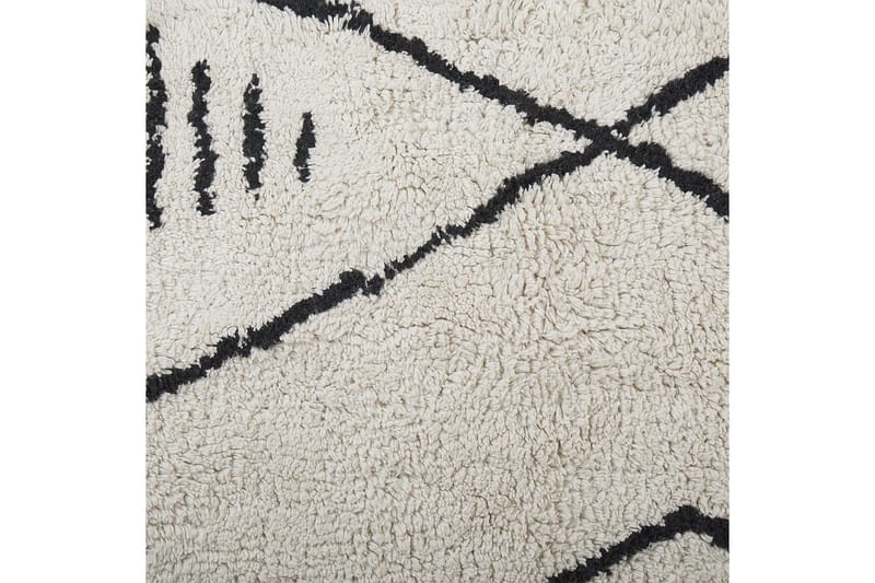 Kebir Bomullsmatta 80x150 cm - Svart/Vit - Textil & mattor - Matta - Modern matta - Bomullsmatta
