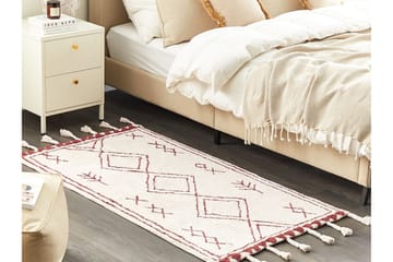 Kenitra Bomullsmatta 80x150 cm - Svart/Vit - Textil & mattor - Matta - Modern matta - Bomullsmatta