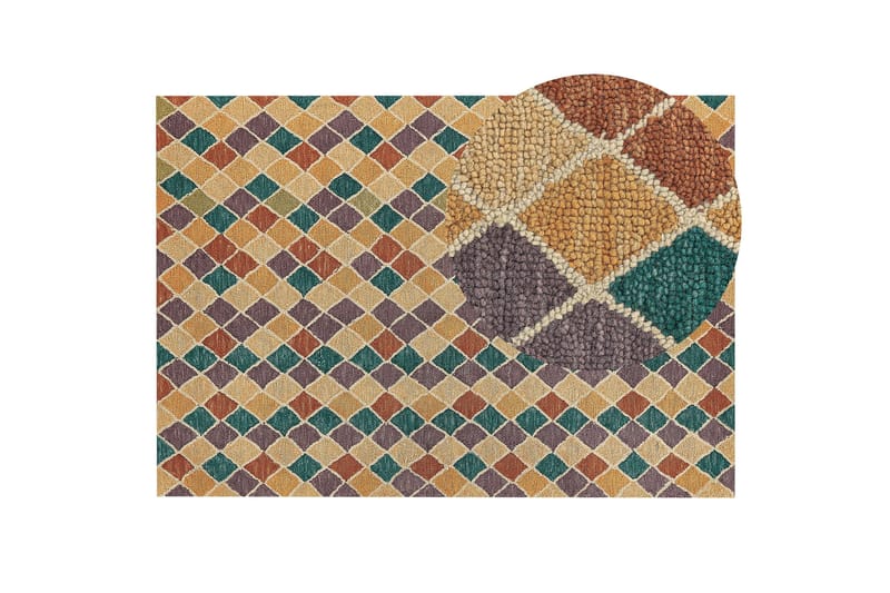 Keskin Ullmatta 160x230 cm - Beige - Textil & mattor - Matta - Modern matta - Ullmatta