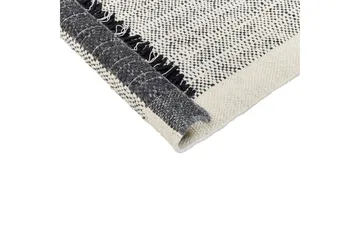 Ketenli Ullmatta 140x200 cm - Svart/Vit - Textil & mattor - Matta - Modern matta - Ullmatta