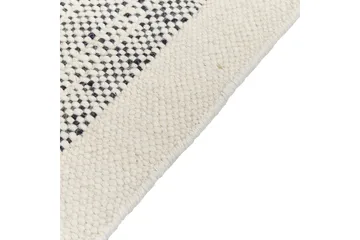 Ketenli Ullmatta 140x200 cm - Svart/Vit - Textil & mattor - Matta - Modern matta - Ullmatta