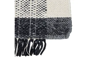 Ketenli Ullmatta 140x200 cm - Svart/Vit - Textil & mattor - Matta - Modern matta - Ullmatta