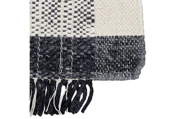 Ketenli Ullmatta 160x230 cm - Svart/Vit - Textil & mattor - Matta - Modern matta - Ullmatta