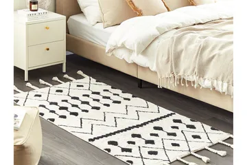 Khemisset Bomullsmatta 80x150 cm - Svart/Vit - Textil & mattor - Matta - Modern matta - Bomullsmatta