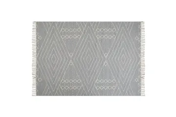 Khenifra Bomullsmatta 140x200 cm - Grå - Textil & mattor - Matta - Modern matta - Bomullsmatta