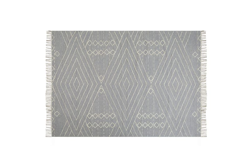 Khenifra Bomullsmatta 140x200 cm - Grå - Textil & mattor - Matta - Modern matta - Bomullsmatta