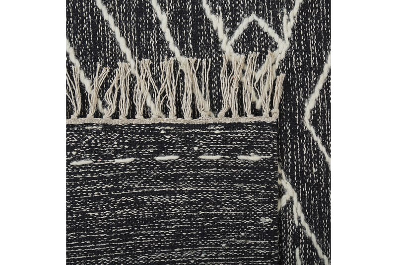 Khenifra Bomullsmatta 140x200 cm - Svart/Vit - Textil & mattor - Matta - Modern matta - Bomullsmatta