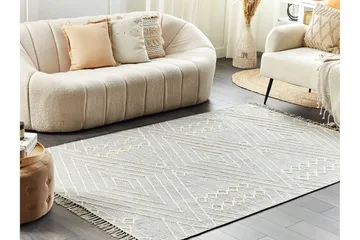 Khenifra Bomullsmatta 160x230 cm - Grå - Textil & mattor - Matta - Modern matta - Bomullsmatta