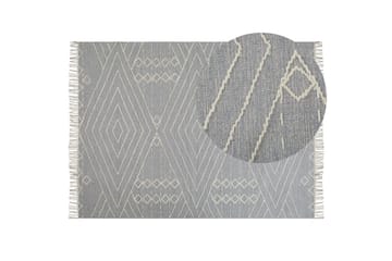 Khenifra Bomullsmatta 160x230 cm - Grå - Textil & mattor - Matta - Modern matta - Bomullsmatta