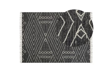 Khenifra Bomullsmatta 160x230 cm - Svart/Vit - Textil & mattor - Matta - Modern matta - Bomullsmatta