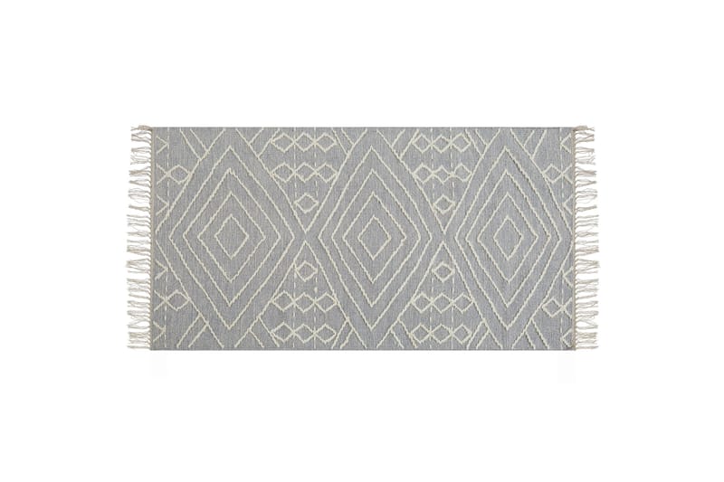 Khenifra Bomullsmatta 80x150 cm, Grå