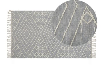 Khenifra Bomullsmatta 80x150 cm - Grå - Textil & mattor - Matta - Modern matta - Bomullsmatta
