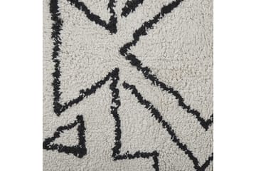 Khouribga Bomullsmatta 140x200 cm - Svart/Vit - Textil & mattor - Matta - Modern matta - Bomullsmatta