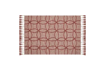 Kirsehir Bomullsmatta 140x200 cm - Röd - Textil & mattor - Matta - Modern matta - Bomullsmatta