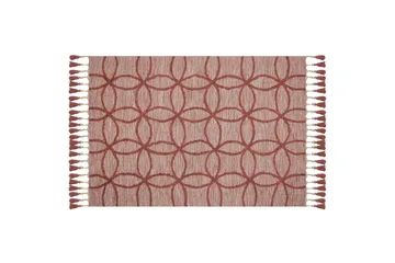 Kirsehir Bomullsmatta 160x230 cm - Röd - Textil & mattor - Matta - Modern matta - Bomullsmatta