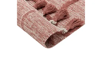 Kirsehir Bomullsmatta 80x150 cm - Röd - Textil & mattor - Matta - Modern matta - Bomullsmatta