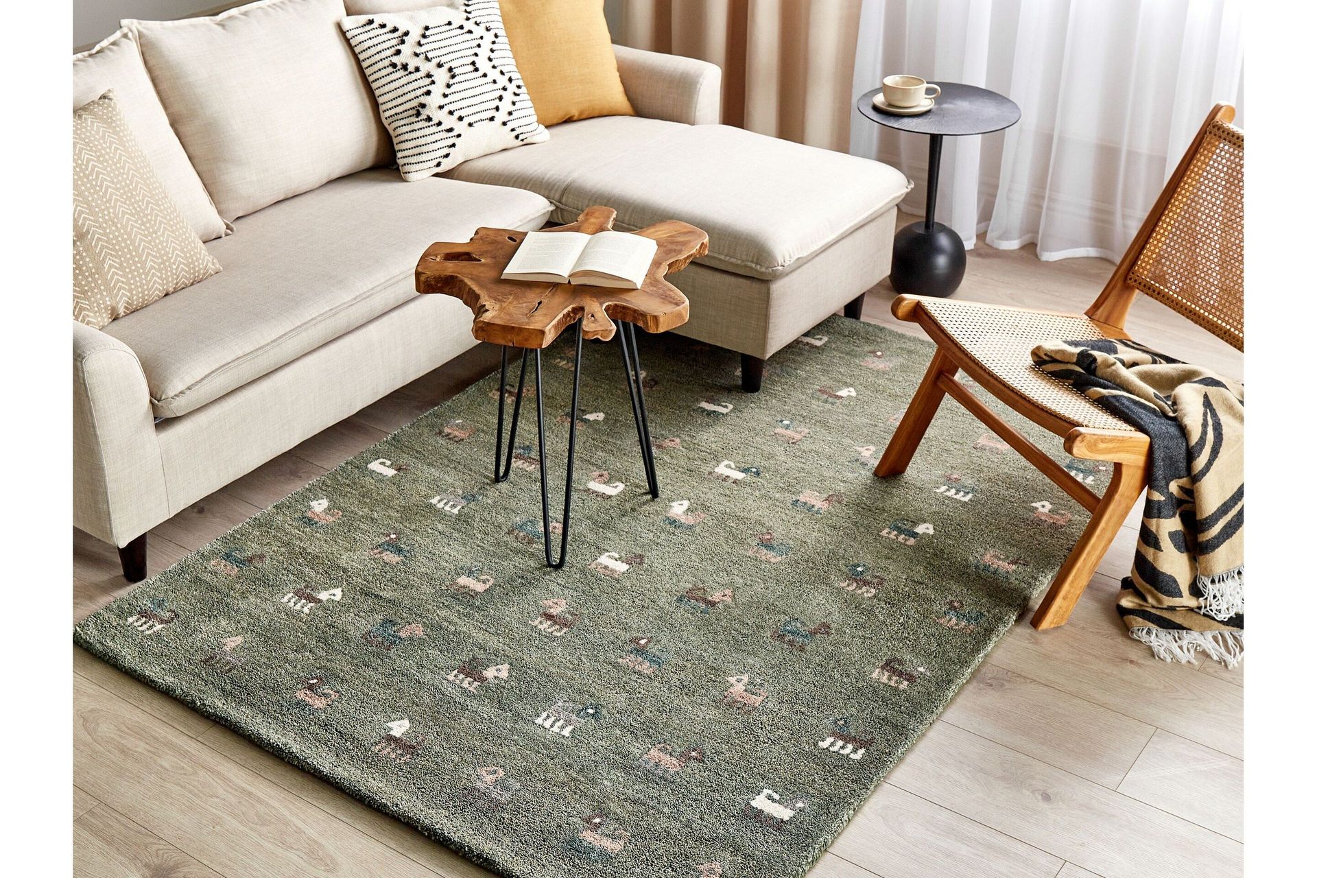 kizarli ryamatta 140x200 cm - grön