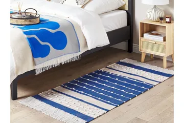Kondhali Ryamatta 80x150 cm - Blå - Textil & mattor - Matta - Modern matta - Bomullsmatta