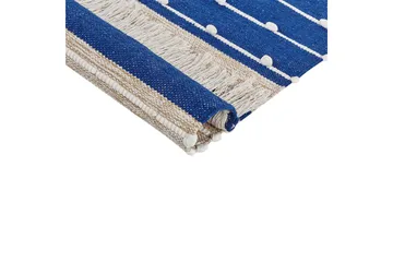 Kondhali Ryamatta 80x150 cm - Blå - Textil & mattor - Matta - Modern matta - Bomullsmatta