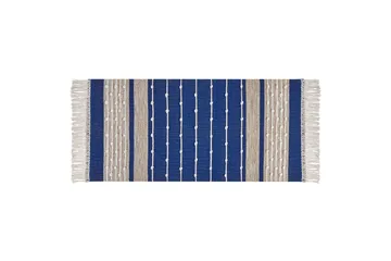 Kondhali Ryamatta 80x150 cm - Blå - Textil & mattor - Matta - Modern matta - Bomullsmatta