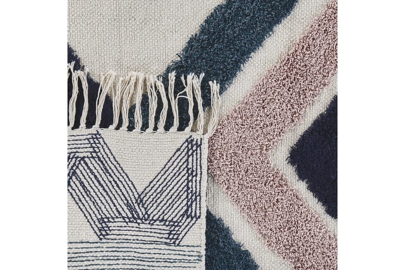 Kozlu Ryamatta 160x230 cm - Blå - Textil & mattor - Matta - Modern matta - Bomullsmatta