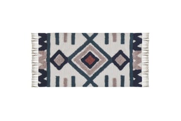 Kozlu Ryamatta 80x150 cm - Blå - Textil & mattor - Matta - Modern matta - Bomullsmatta